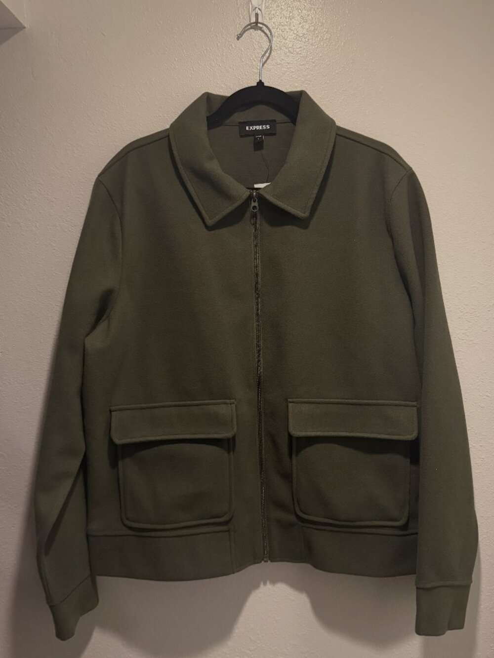Men's Olive Green Express Utility Jacket (NWT)